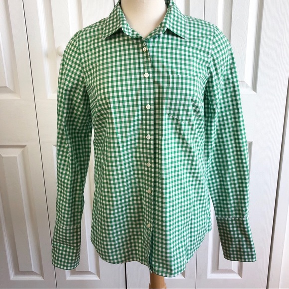 J. Crew Tops - Thomas Mason for J Crew Gingham Button Up Down